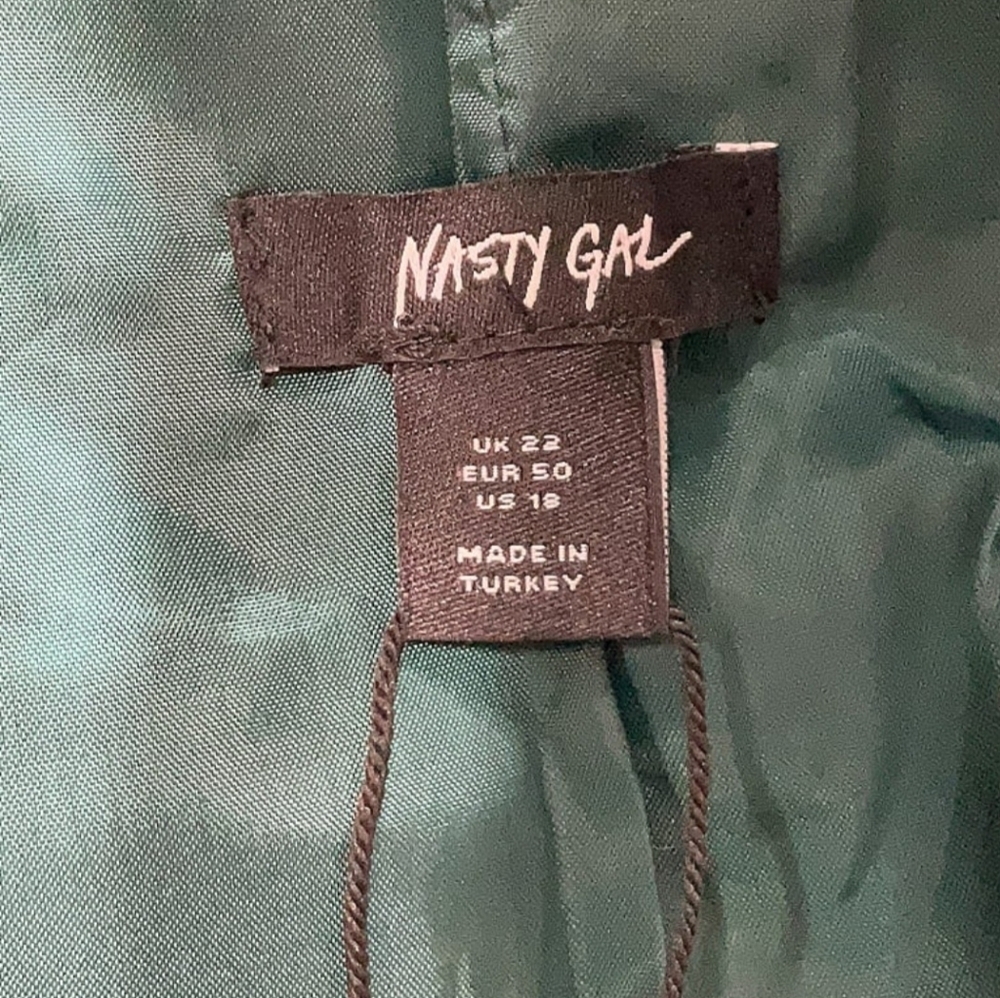 Nasty Gal Inc Metalic Blazer Size 18 NWT - Picture 6 of 7
